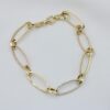 18k Italian Gold Tricolor Bracelet