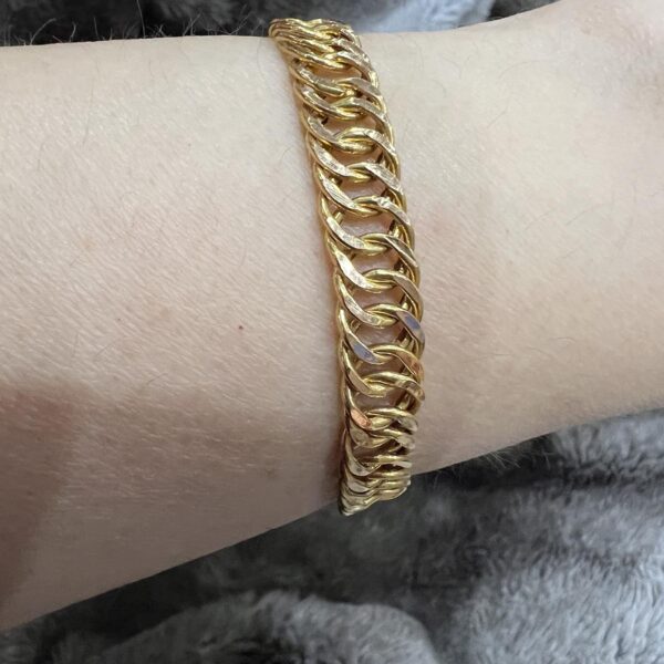 21k solid gold bracelet