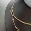 18 karat double chain necklace