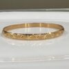 21k gold bangle